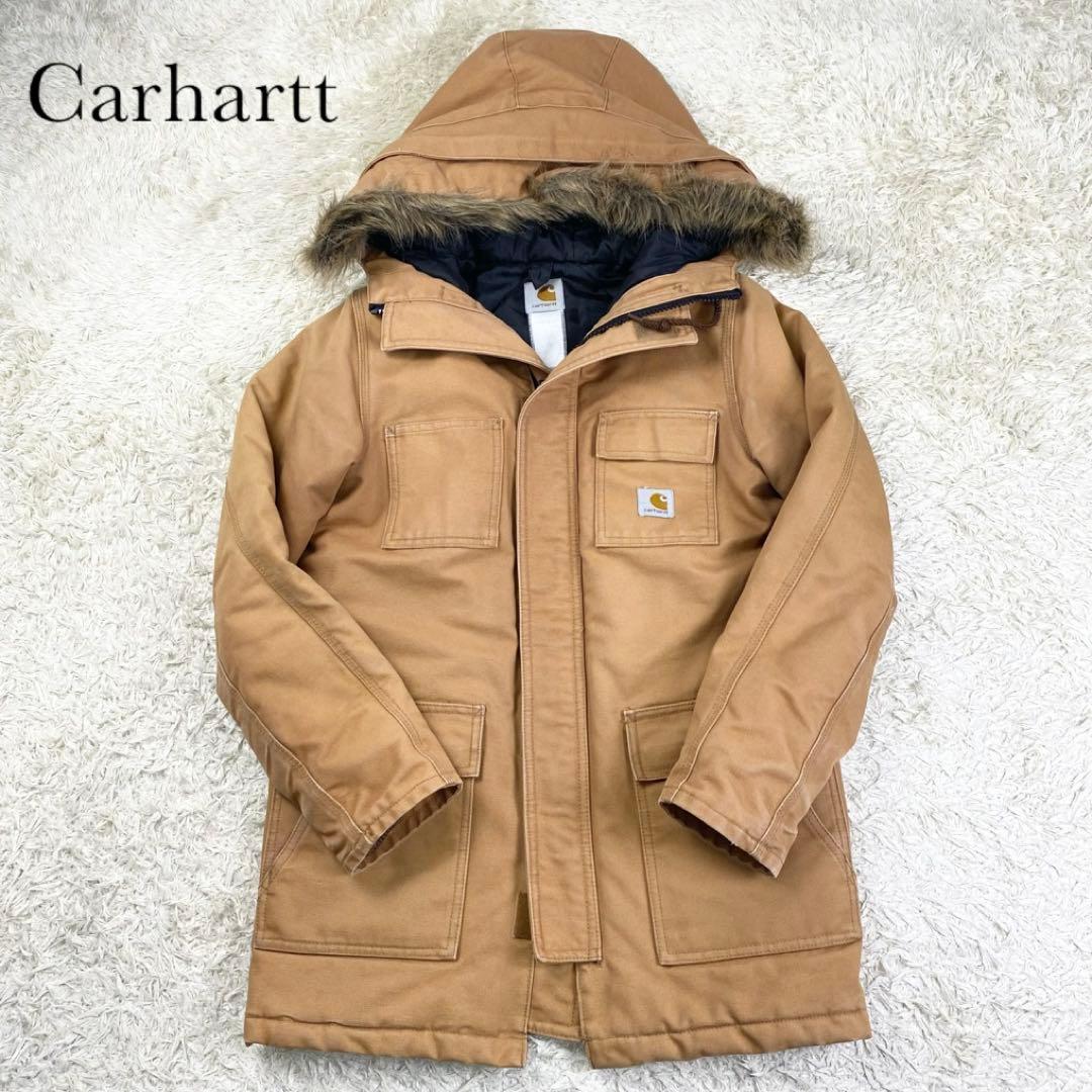 専⭐︎用 カーハート シベリアンパーカー 2way ファー キャメル Sサイズ