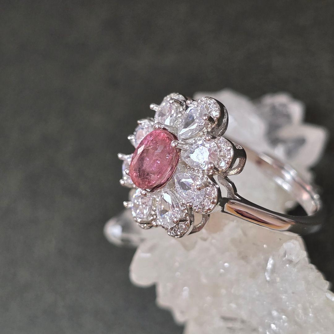 ピンクトルマリン　リング　ピンクトルマリン　指輪