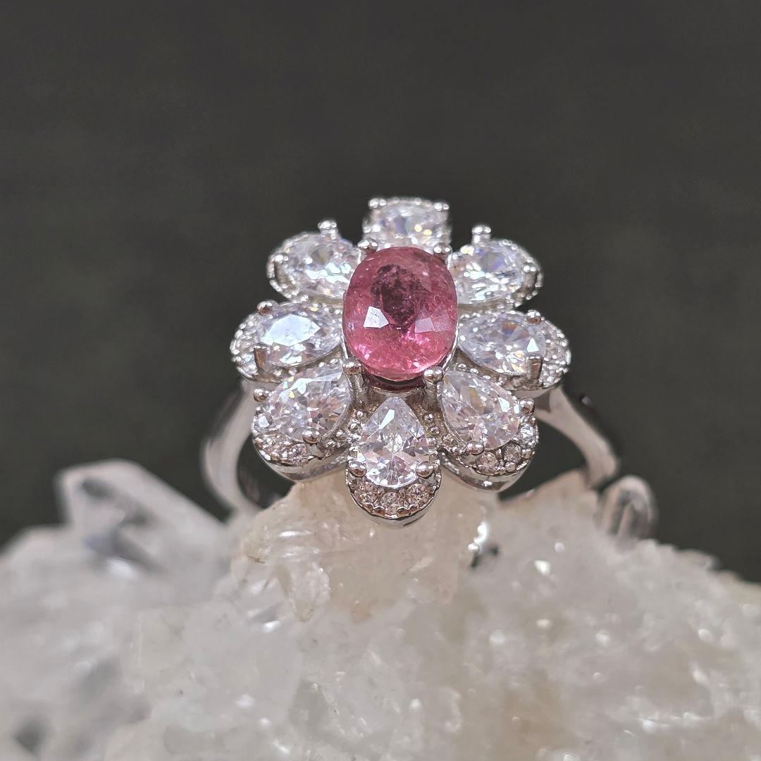 ピンクトルマリン　リング　ピンクトルマリン　指輪