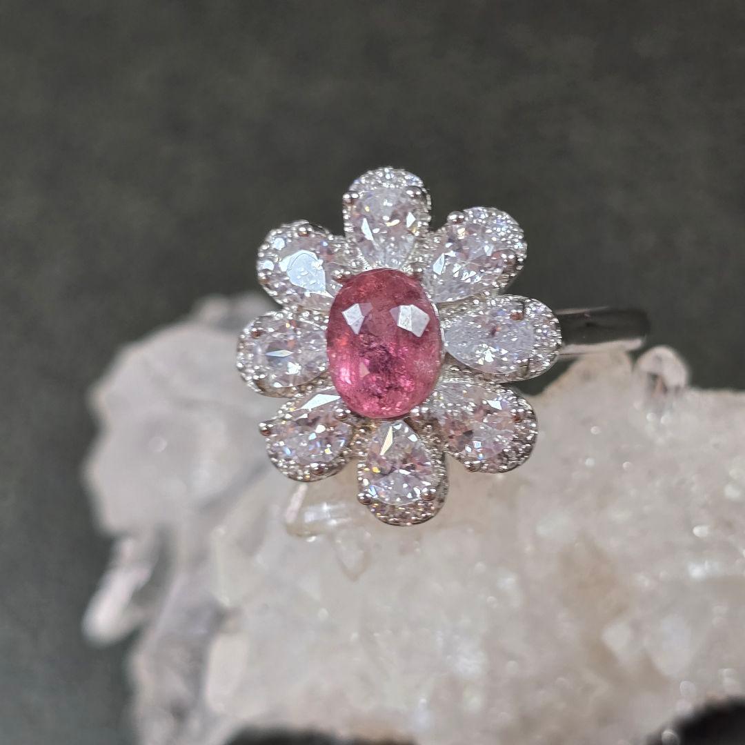 ピンクトルマリン　リング　ピンクトルマリン　指輪