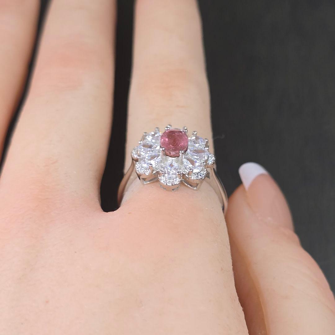 ピンクトルマリン　リング　ピンクトルマリン　指輪