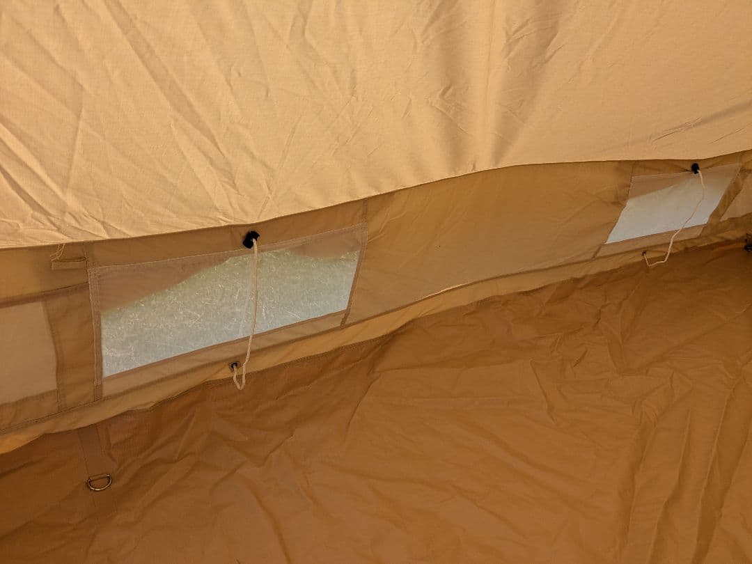 【美品】glamcamp　ツーポールロッジテント　TC素材　グランドシート付き