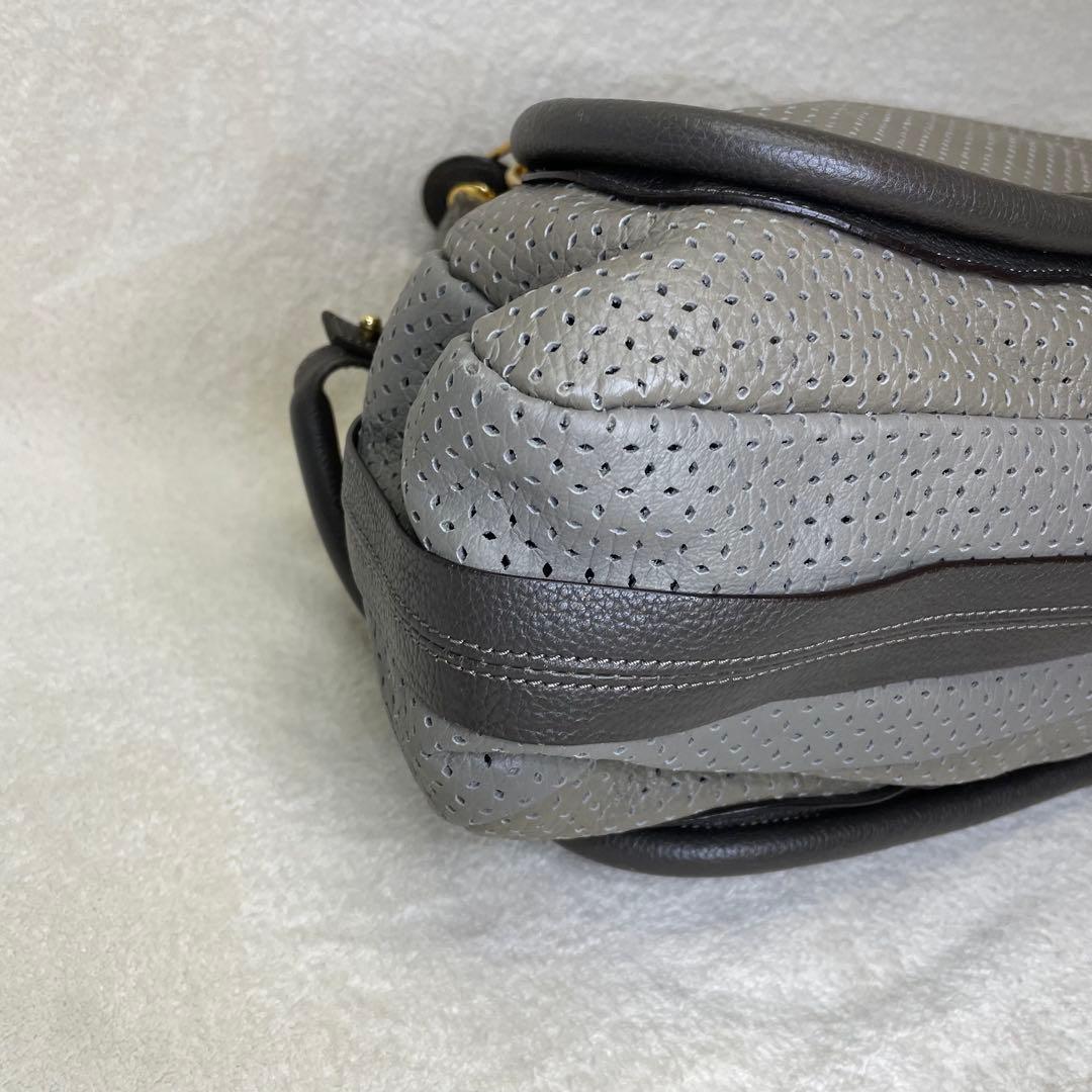 希少Chloe クロエ 2way パラティ ショルダーバッグ パンチング Y2K