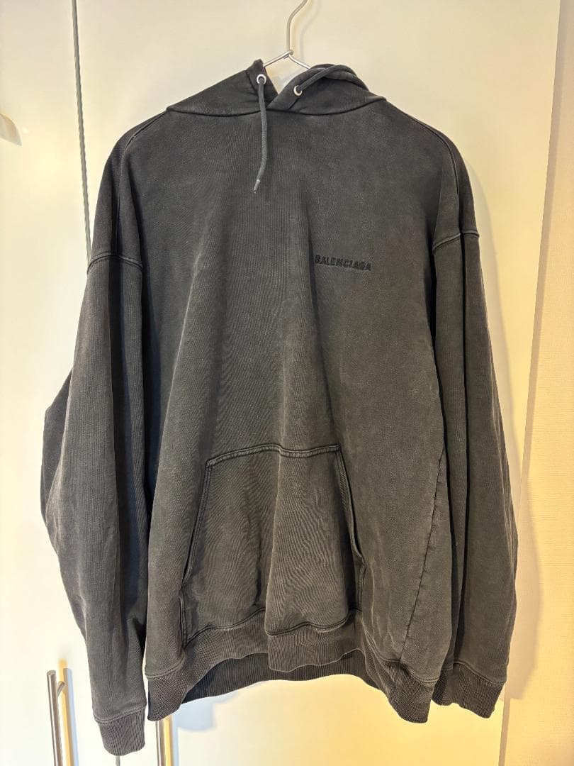 BALENCIAGA バレンシアガ パーカーWARDROBE 21AW（グレー）