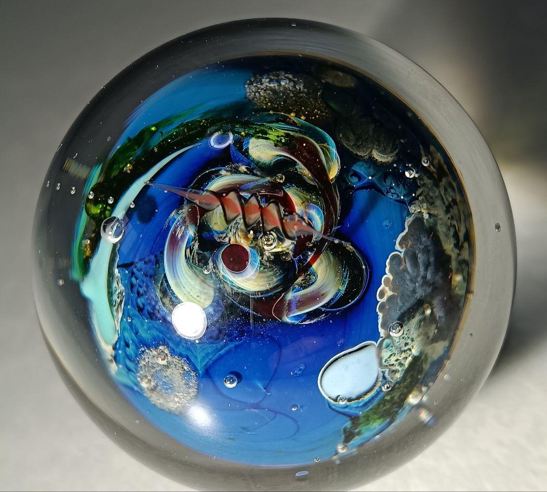 【希少】ジョシュ・シンプソン ガラス作品 Inhabited Planet