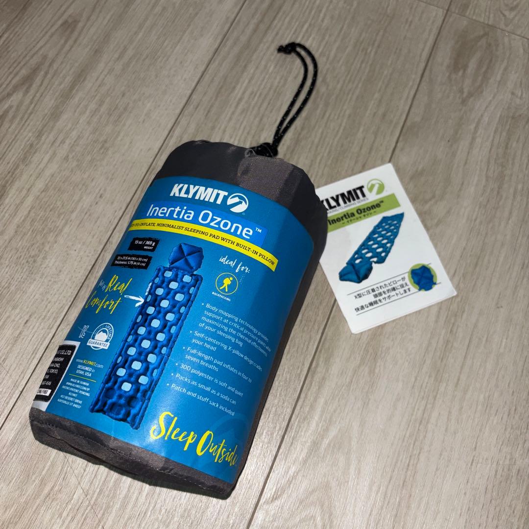 KLYMIT Inertia Ozone スリーピングマット