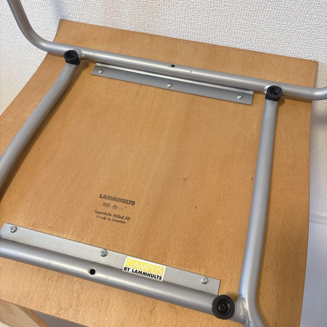 北欧レトロ LAMMHULTS CAMPUS ラムホルツ キャンパス 2脚セット