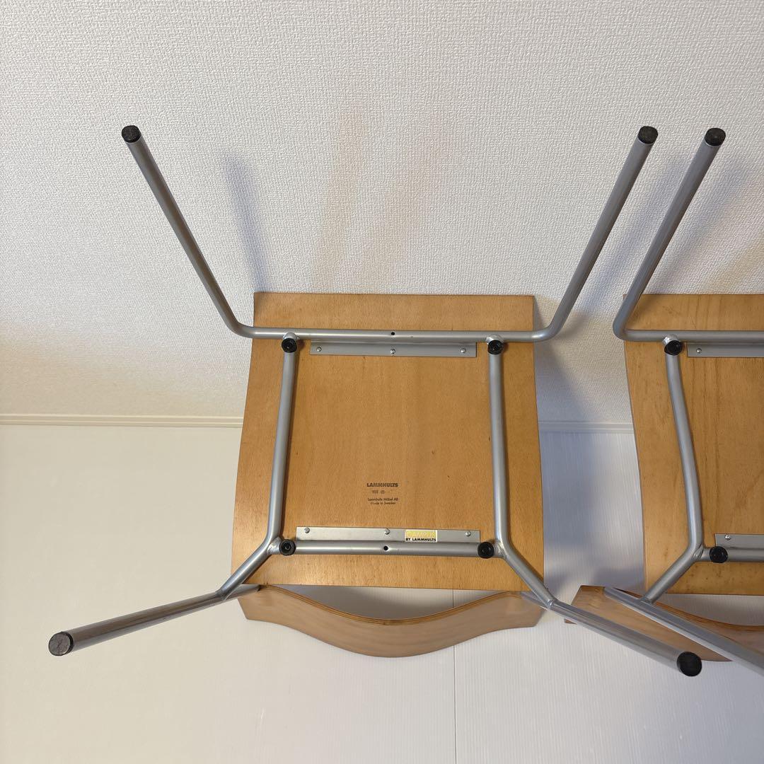 北欧レトロ LAMMHULTS CAMPUS ラムホルツ キャンパス 2脚セット