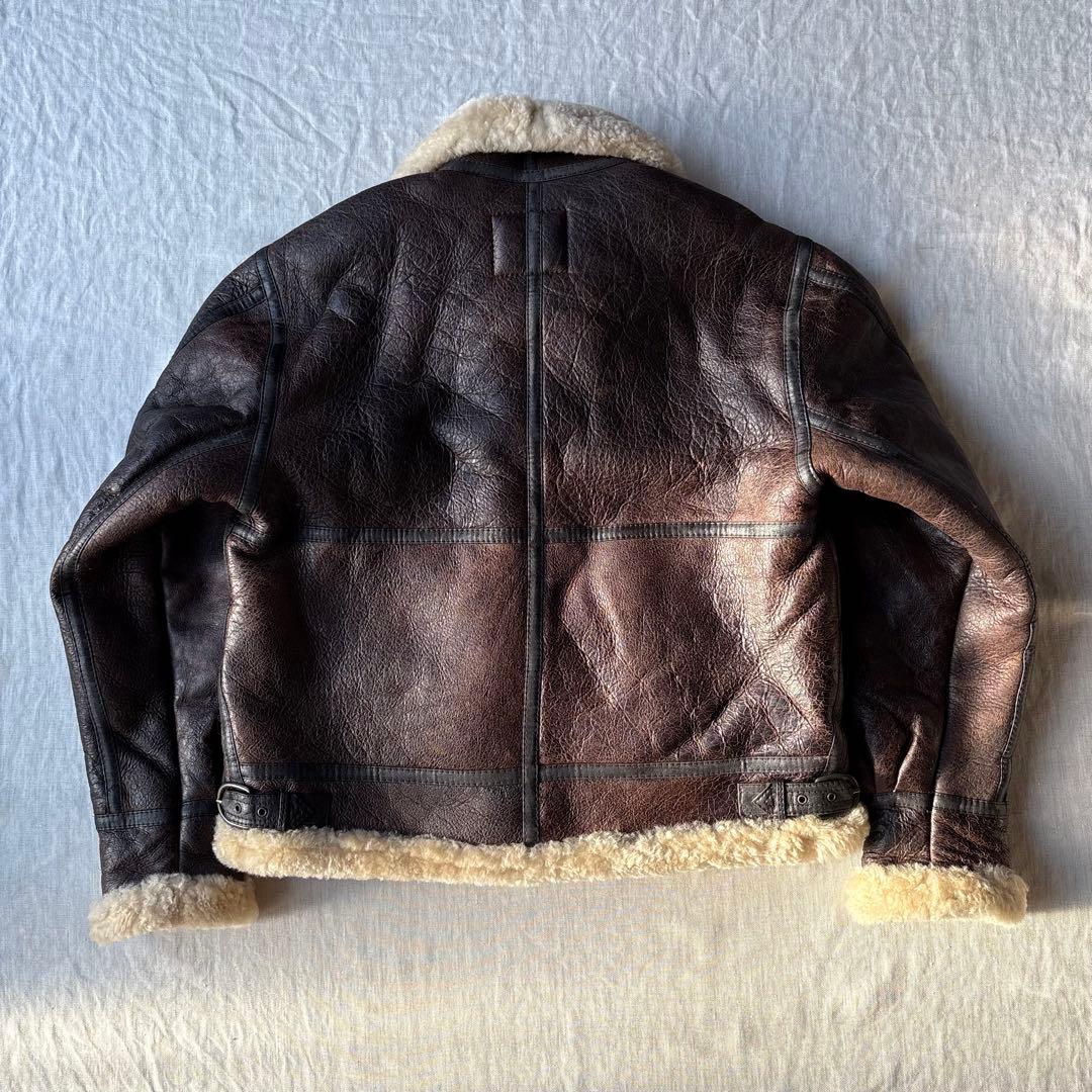 FEDELESS MILITARY INC. 極上 ムートン B-3 羊革 XL