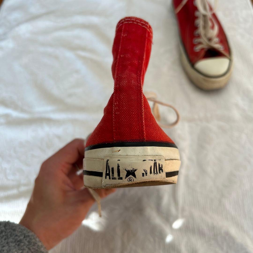 コンバース　USA製 アメリカ製　8 26.5 レッド　赤