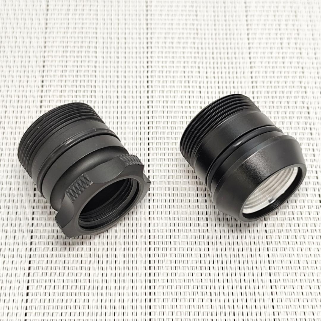 SUREFIRE E to Cアダプター 純正＆社外セット