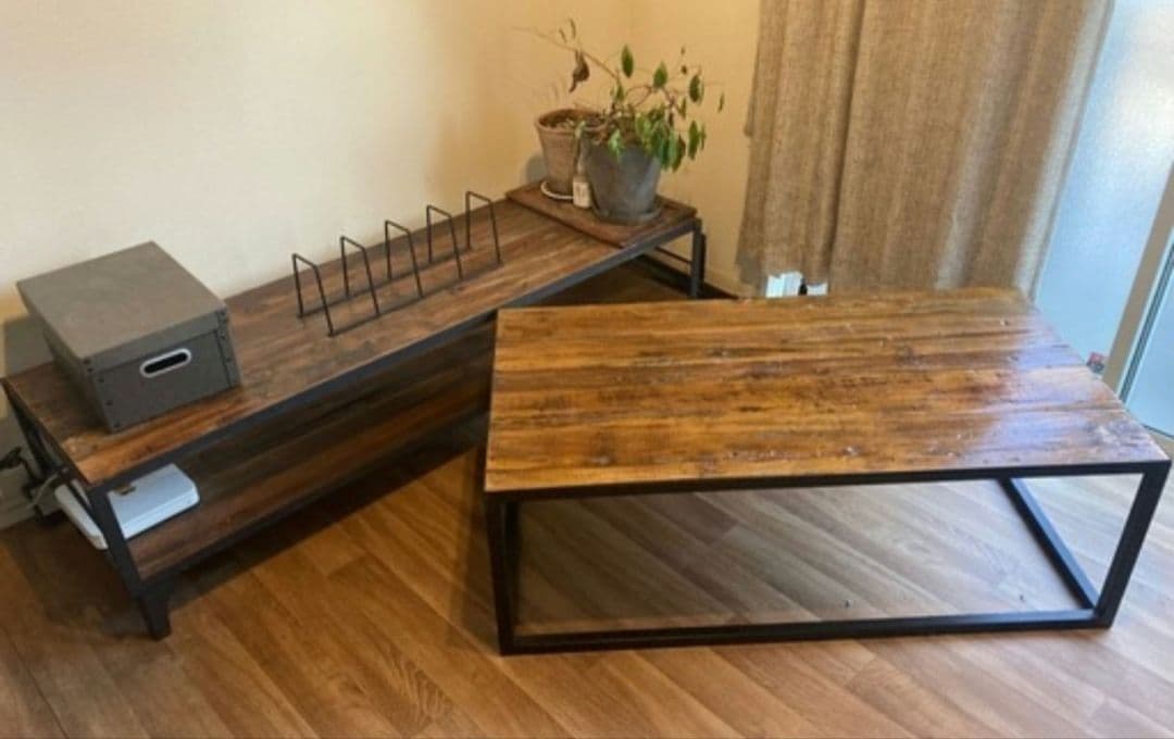 【セット割】ノットアンティークス 家具2点セット（テレビ台＋テーブル）