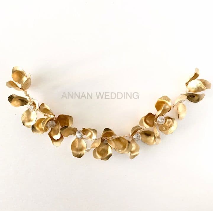 ANNAN　WEDDING ヘッドドレス ゴールドMA72