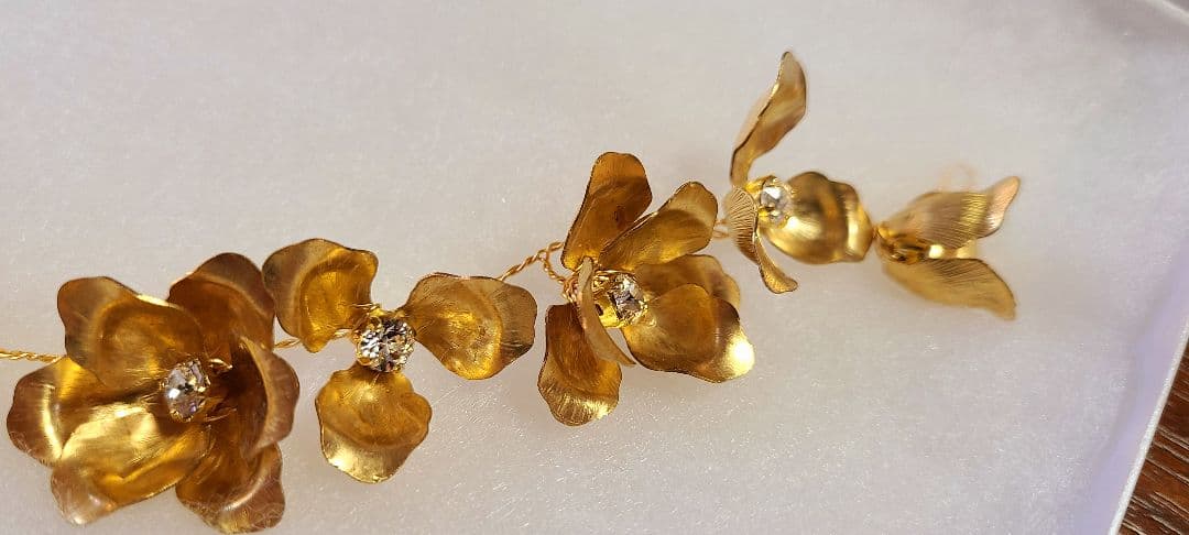 ANNAN　WEDDING ヘッドドレス ゴールドMA72