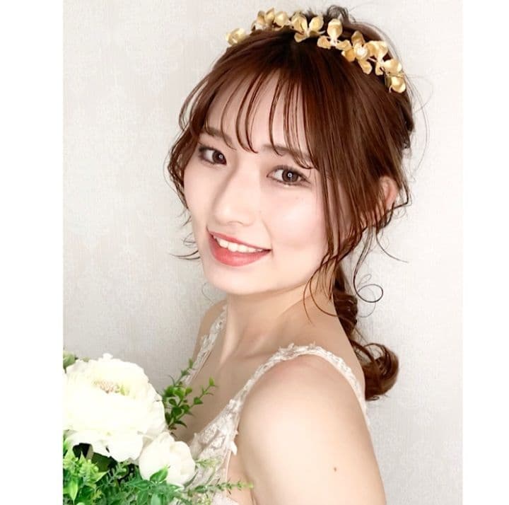 ANNAN　WEDDING ヘッドドレス ゴールドMA72