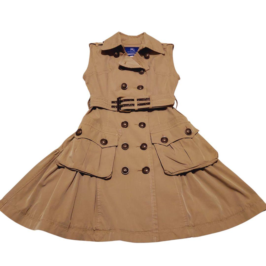 Burberry BLUE LABEL ベルテッドトレンチコート メタルボタン