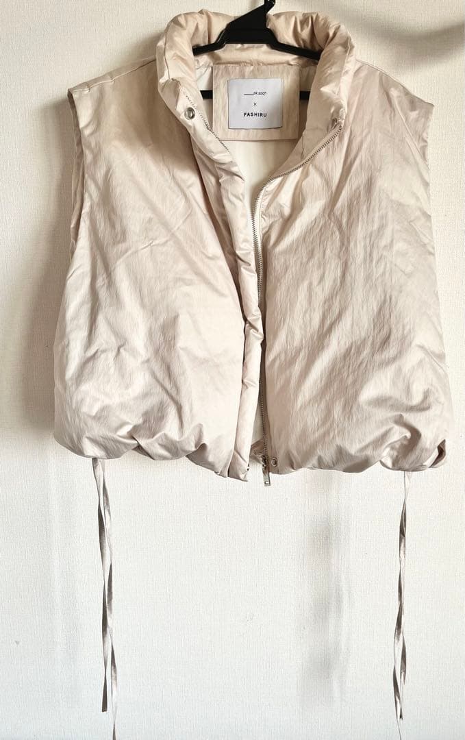 ok.soon × fashiru コラボ Wネーム ダウンベスト
