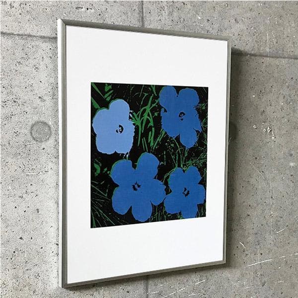 特別額装マット作品/Flowers 1964 Blue&Green/ウォーホル