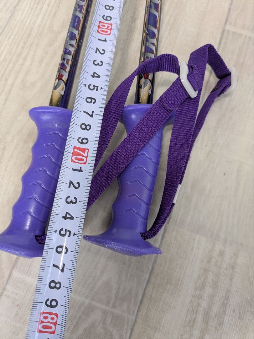 こねずみ　KAZAMA スキー板 ✕ 　ストック　セット