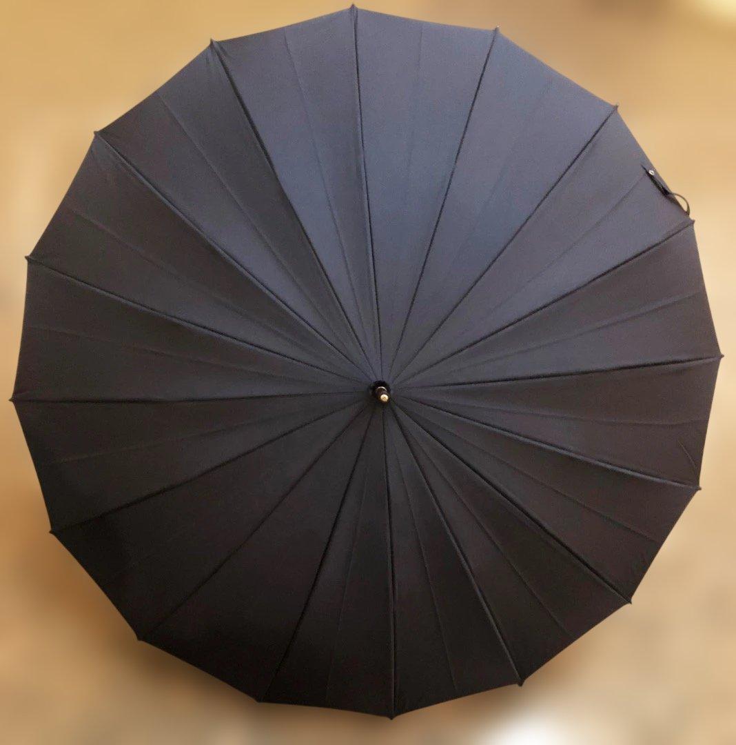 未使用　前原光榮商店 紳士用 雨傘 16本カーボン骨