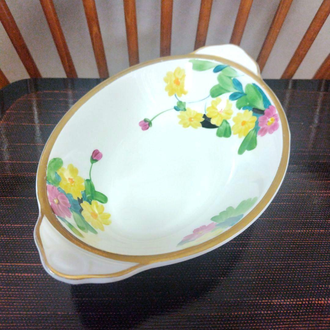 スージークーパー、フローラル模様のサービング・ディッシュ、1928年、ほぼ未使用