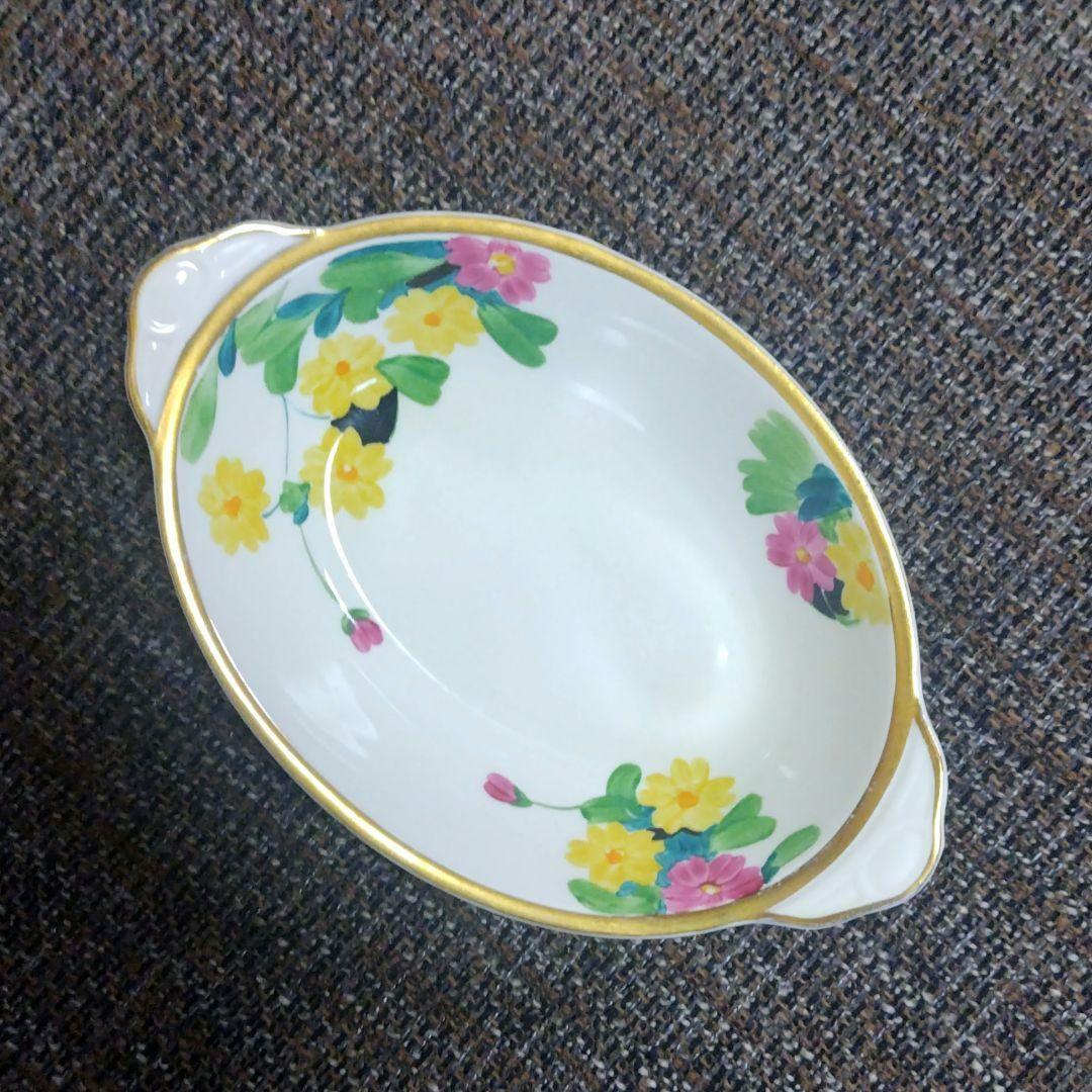 スージークーパー、フローラル模様のサービング・ディッシュ、1928年、ほぼ未使用