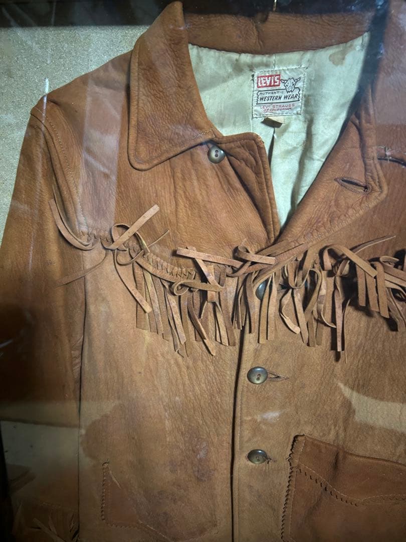50s levis shorthorn deerskin 額