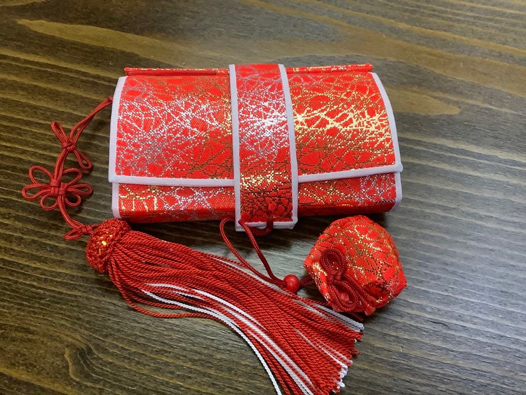 七五三 赤い着物小物セット