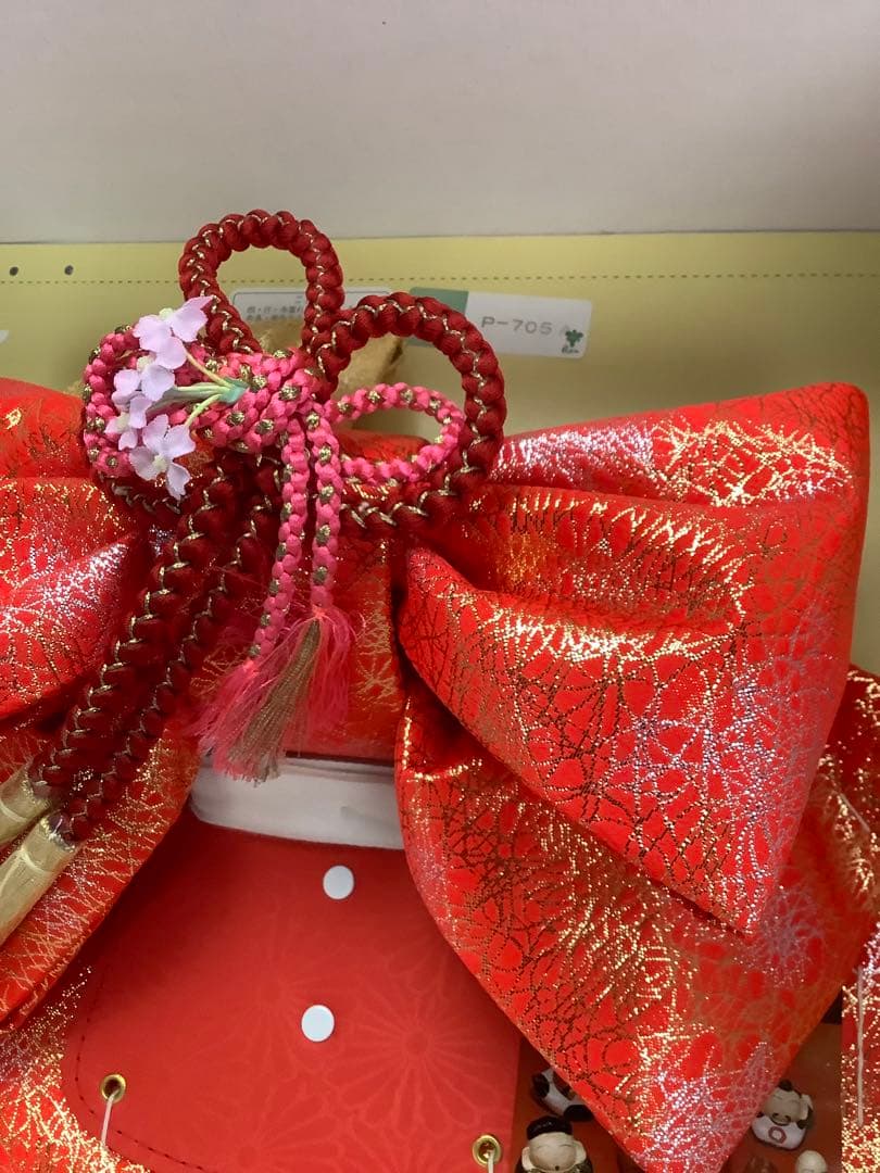 七五三 赤い着物小物セット