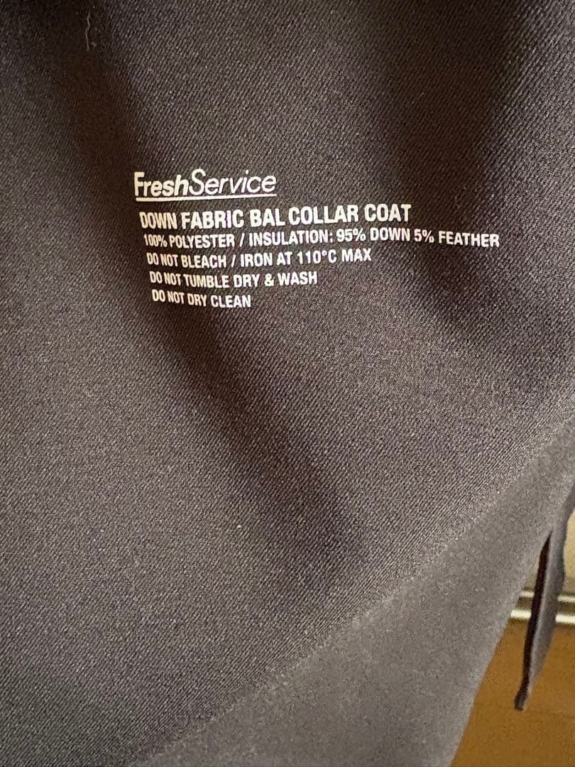 ジャケット・アウター DOWN FABRIC BAL COLLAR COAT