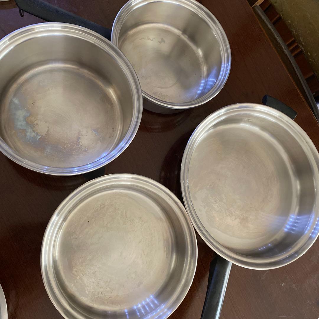 Amway/アムウェイQueen フライパン 大-中 ソースパン大-中 計4個