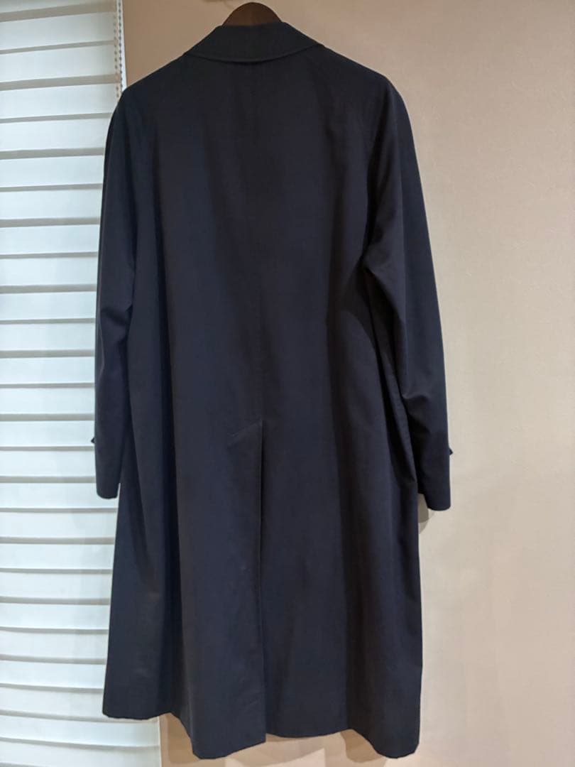 バーバリー　トレンチコート　ネイビー　ヴィンテージ　ロングコート　54