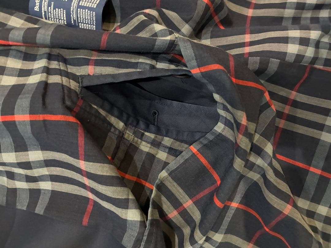 バーバリー　トレンチコート　ネイビー　ヴィンテージ　ロングコート　54