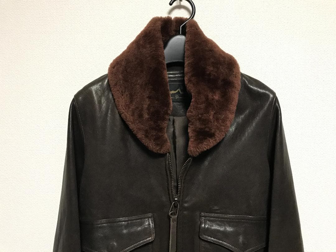 ヒステリックグラマー　G-1　レザージャケット　ブルゾン　ボア　ライダース