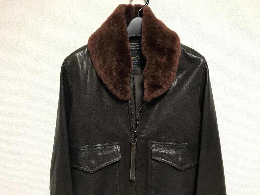 ヒステリックグラマー　G-1　レザージャケット　ブルゾン　ボア　ライダース