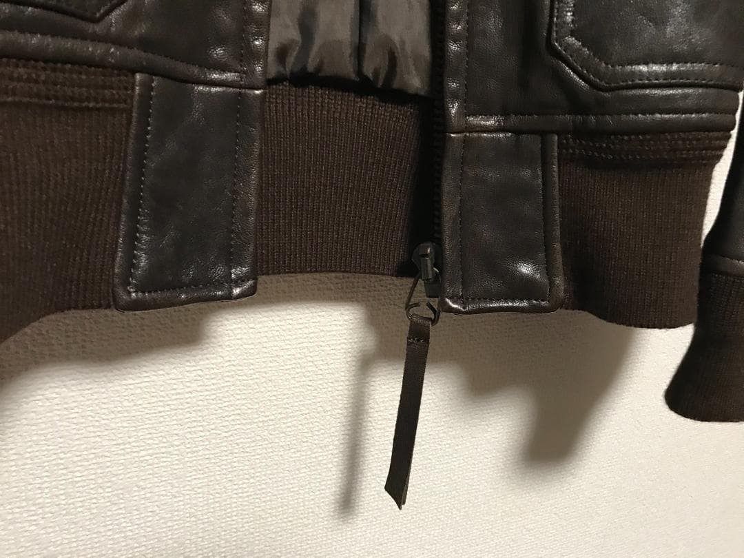 ヒステリックグラマー　G-1　レザージャケット　ブルゾン　ボア　ライダース