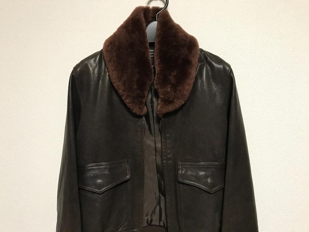 ヒステリックグラマー　G-1　レザージャケット　ブルゾン　ボア　ライダース