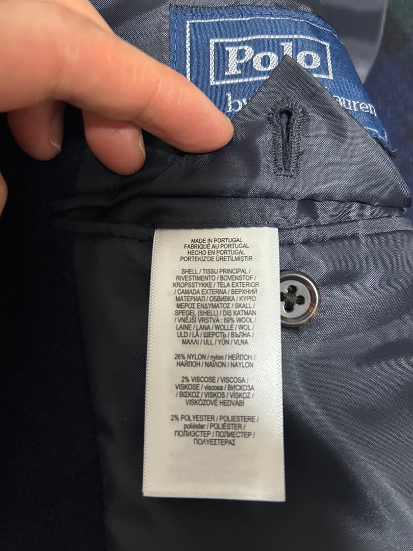 百貨店購入 POLO RALPH LAUREN ラルフローレン コート ネイビー