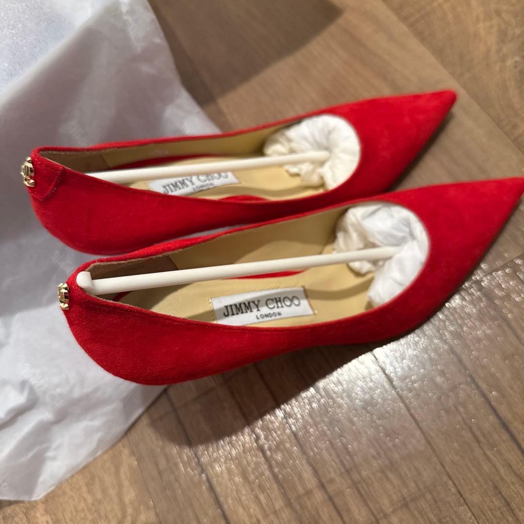 新品未使用★JIMMY CHOO スエード ハイヒール