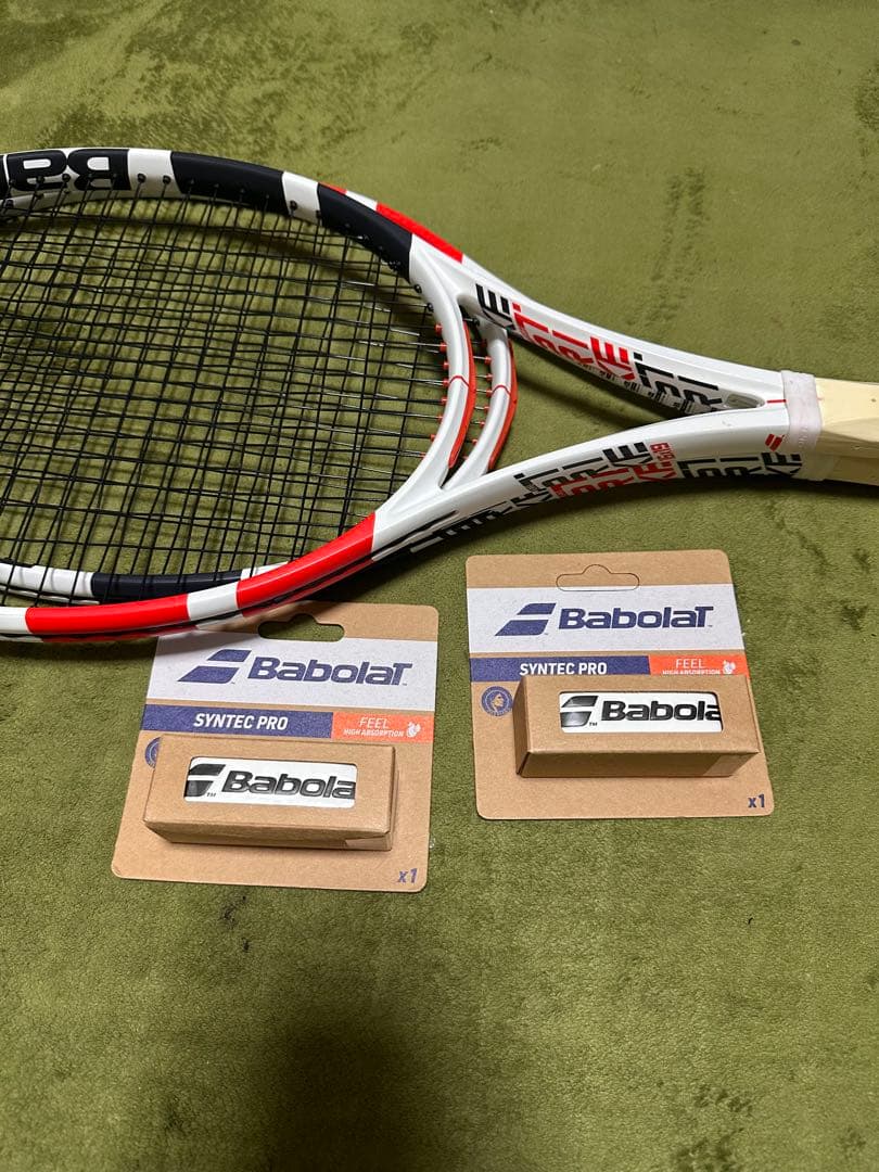 Babolat Pure Strike98 2本セット　新品グリップ付き