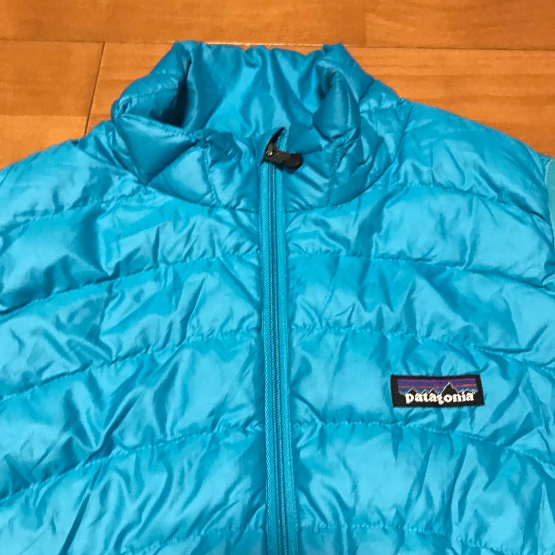 限定レアカラー！パタゴニアダウンベストL/2000年モデルターコイズブルー