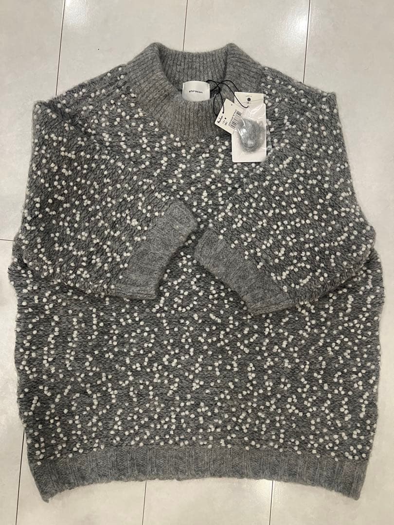 yori shirocon ポッピングシャワーニット グレー 38