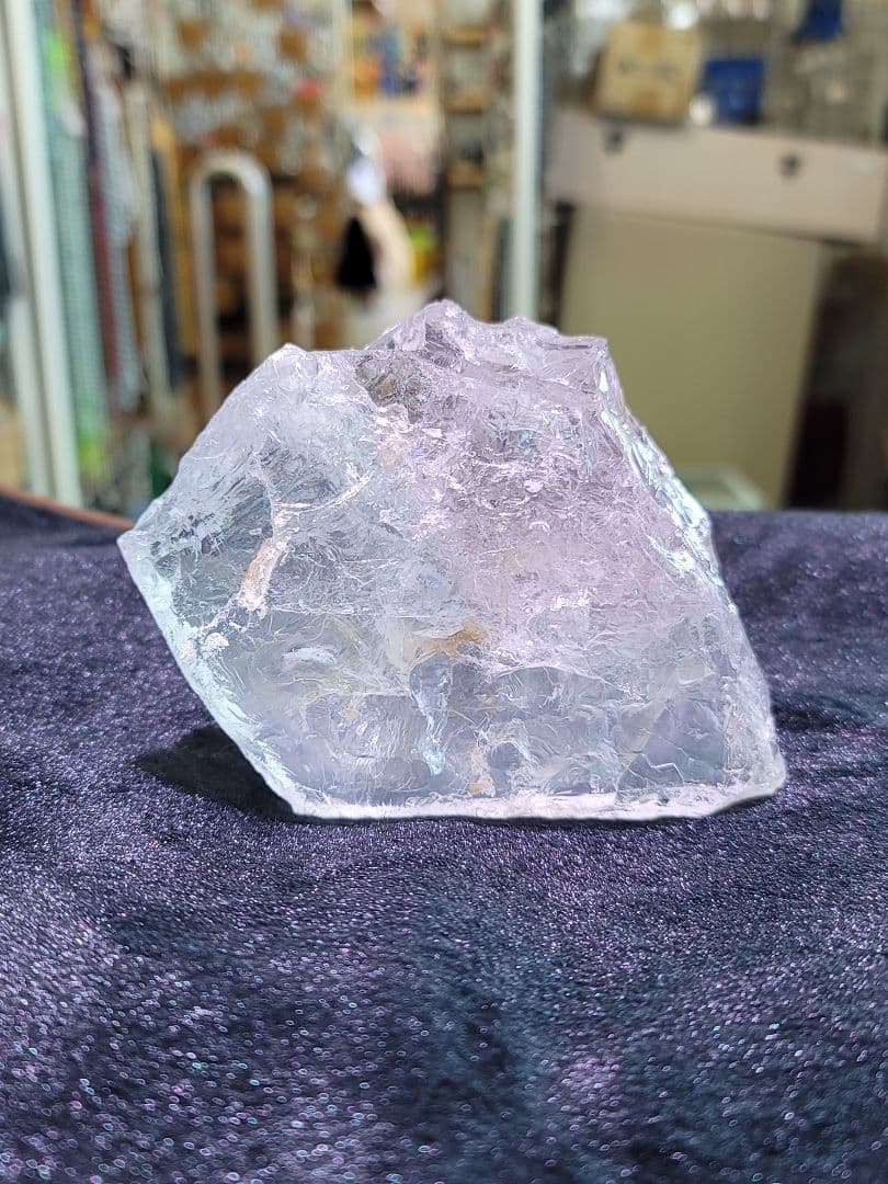 パーティカラード ベリル　原石　鑑別書付き