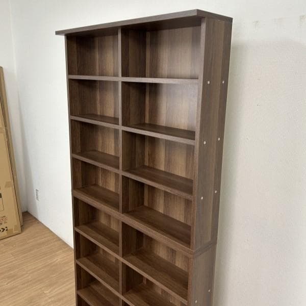 ☆【新品】組み合わせ上下書棚セット90 WNT☆