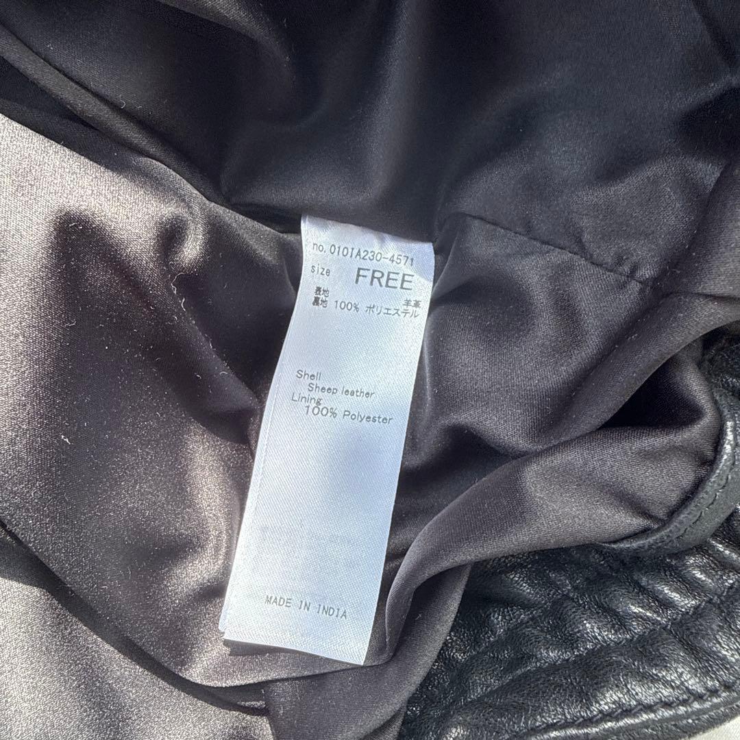 MOUSSY ブラックレザーライダースジャケット限定リミテッドアイテム