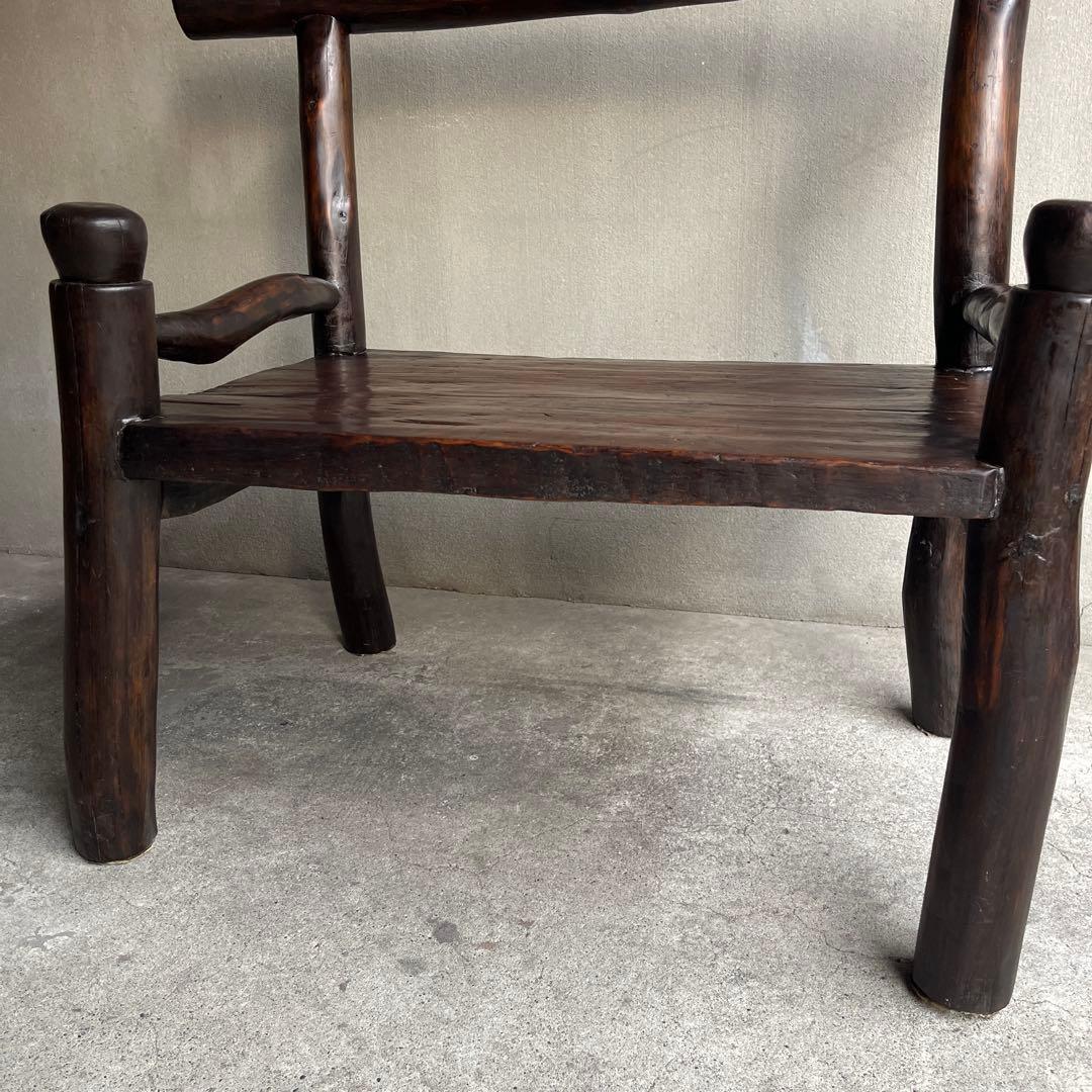 希少　神戸家具　colony house ナチュラルモダンチェア　マホガニー