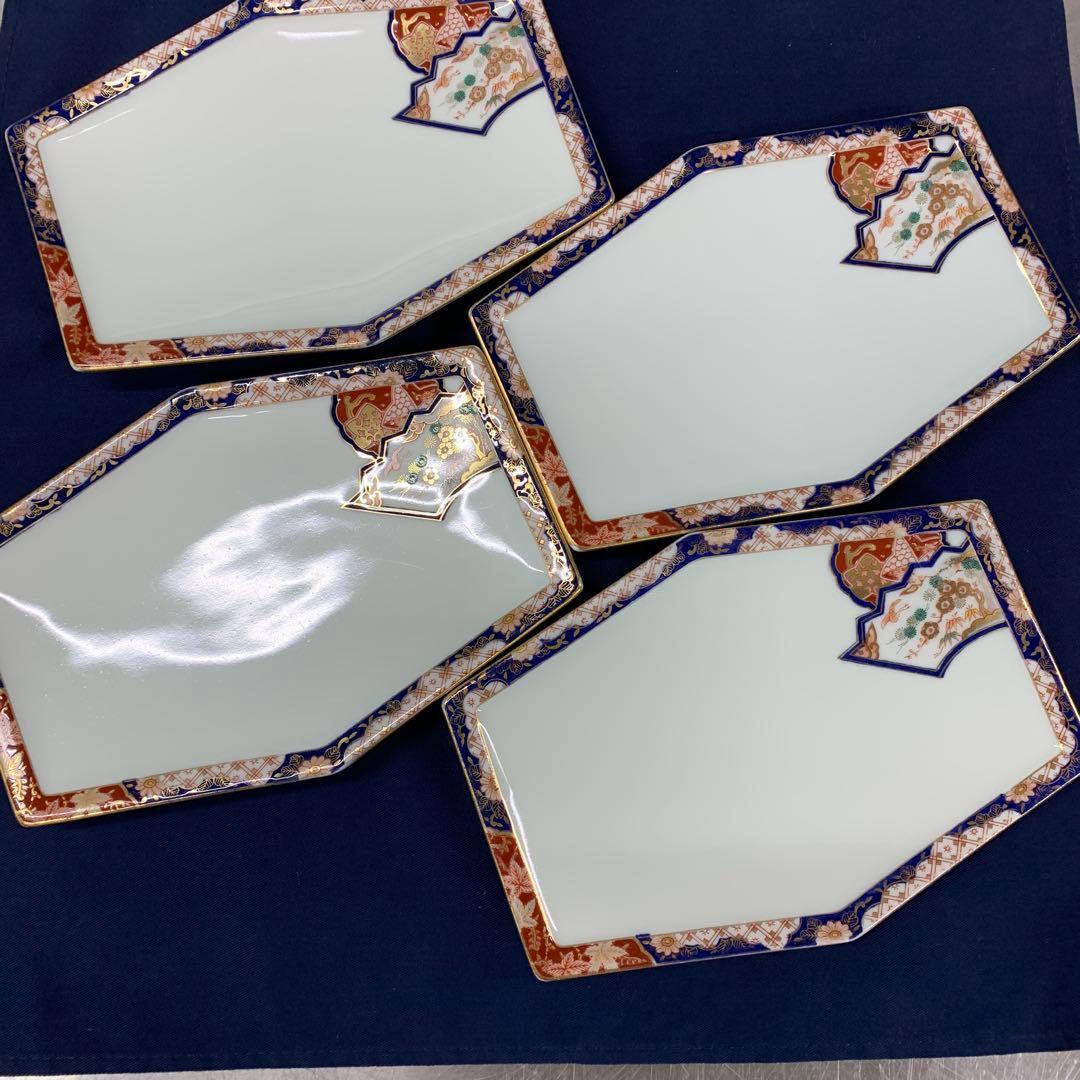 希少　有田焼　賞美堂　古伊万里 其泉　2種4枚づつ