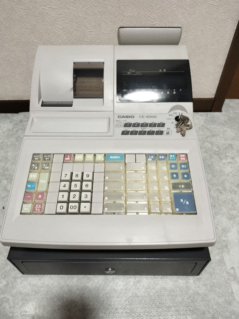 ものすごくものすごく綺麗！！！CE-6000 CASIO レジスター