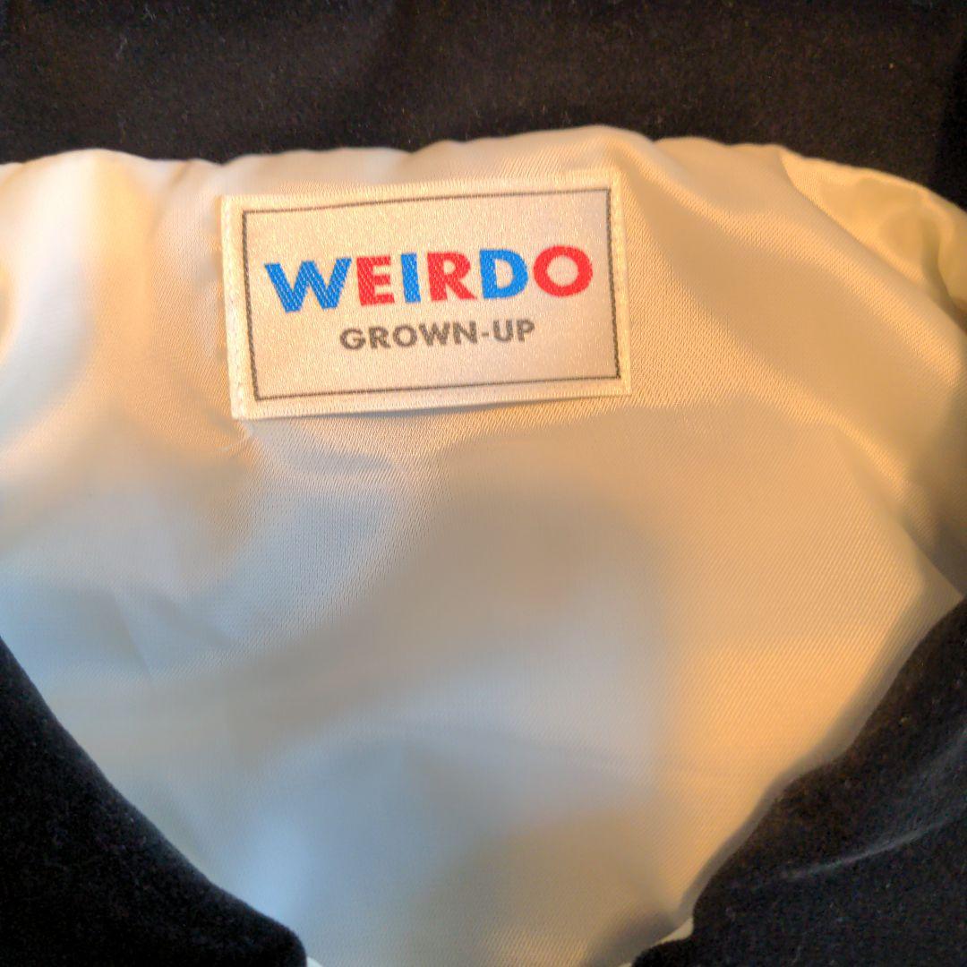 WEIRDO GROWN-UP スカジャン 黒