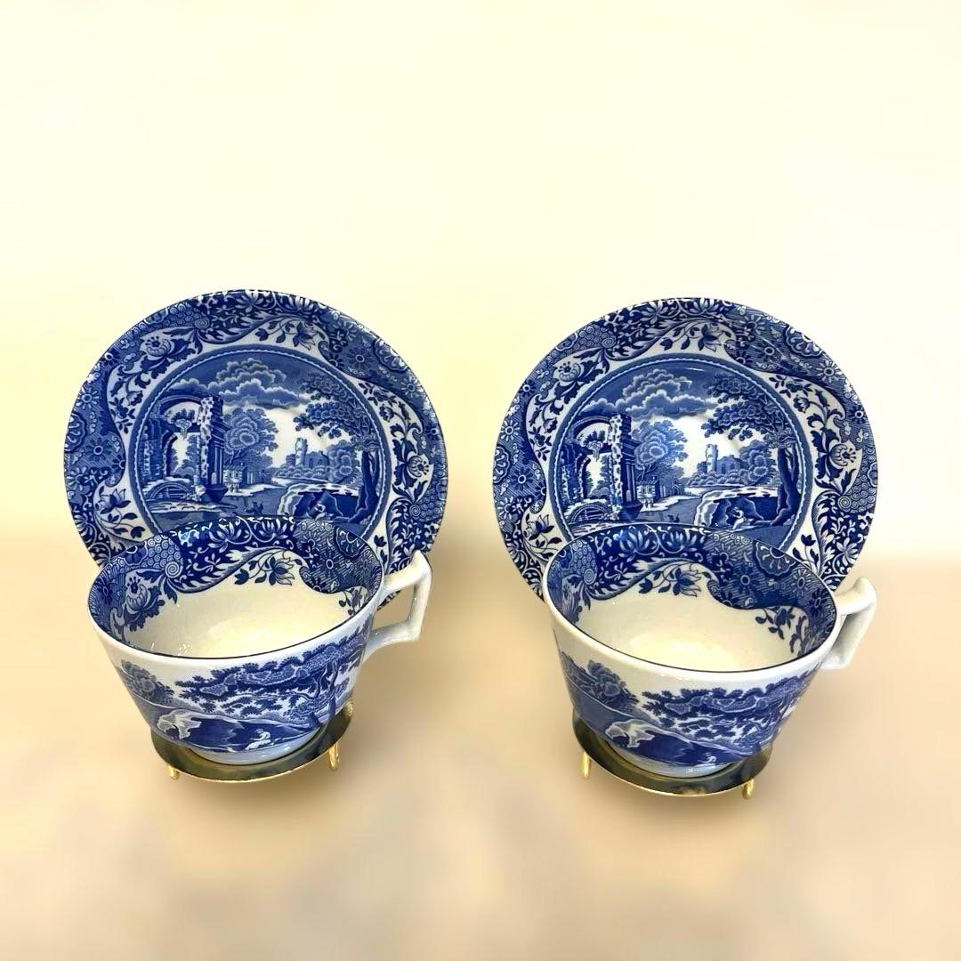 ▪️spode スポード　ブルーイタリアン　ペア10点セット
